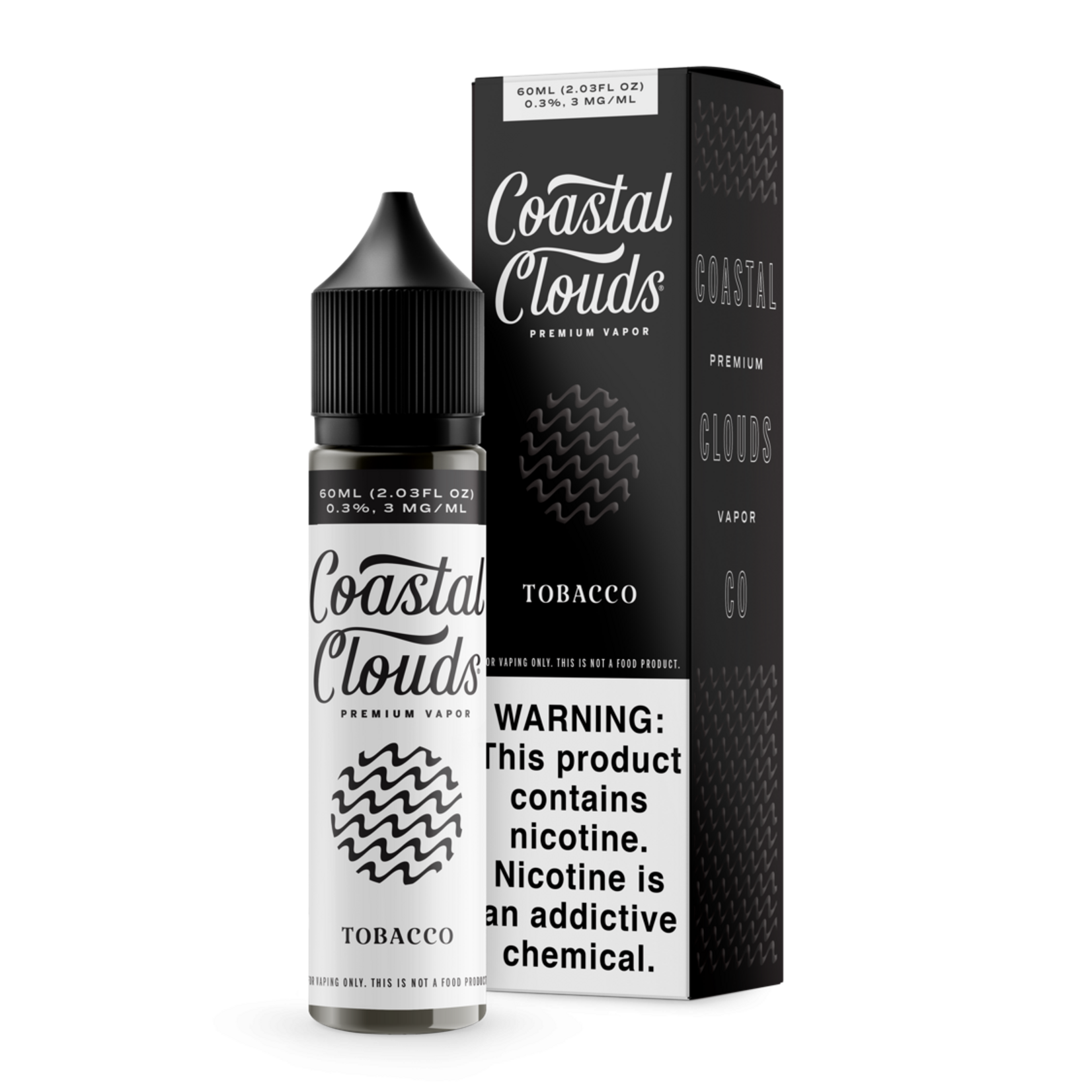 Coastal Clouds Premium Vapor Coastal Clouds 60ml Tobacco