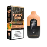 Fifty Bar 20k Fruitia x Fifty Bar 20k 5% Peach Cobbler