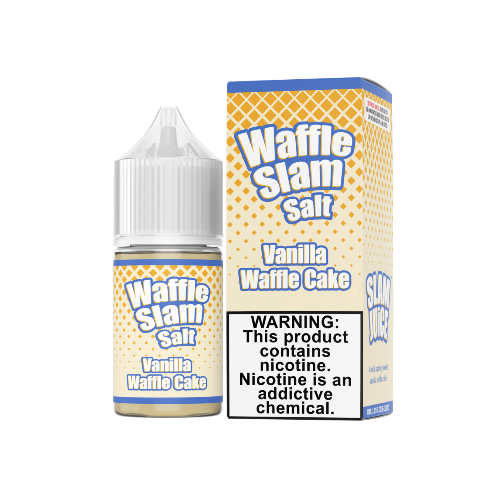 The Mamasan Slam Eliquids Waffle Slam Salt 30ml Vanilla Waffle Cake