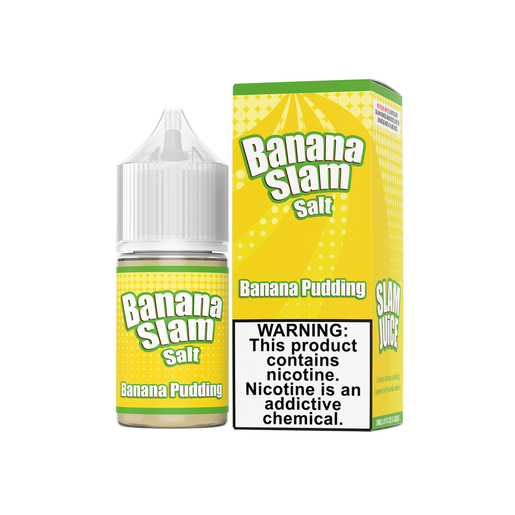 Slam Juice Slam Eliquids Banana Slam Salt 30ml Banana Pudding