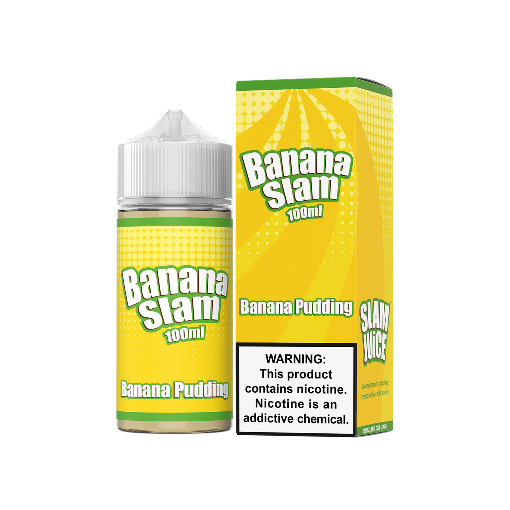 Slam Eliquids Slam Eliquids Banana Slam 100ml Banana Pudding