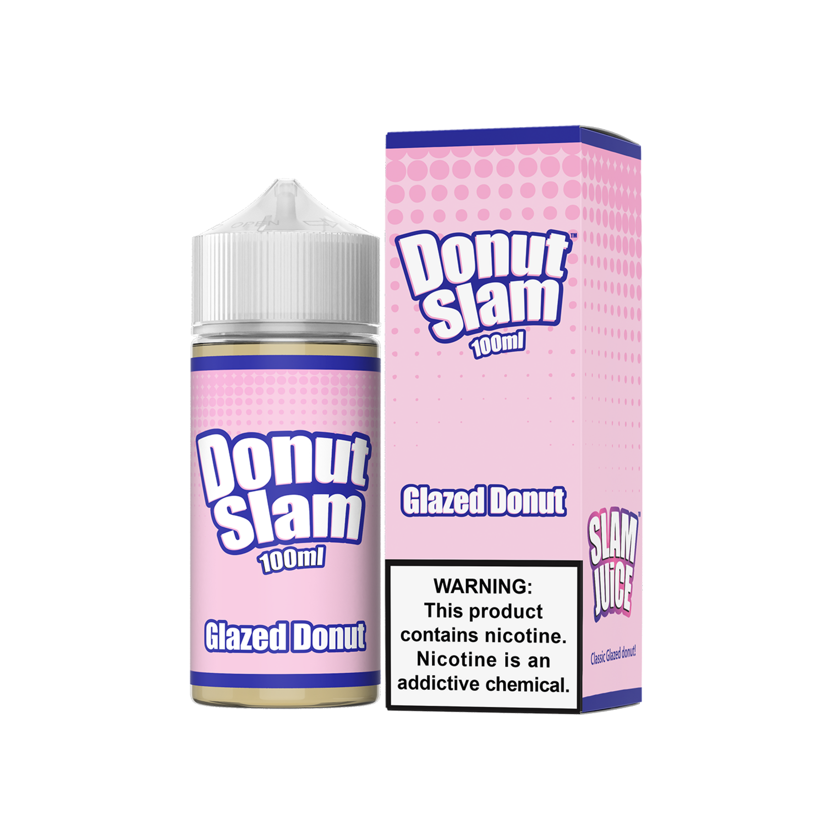Slam Juice Slam Eliquids Donut Slam 100ml Glazed Donut