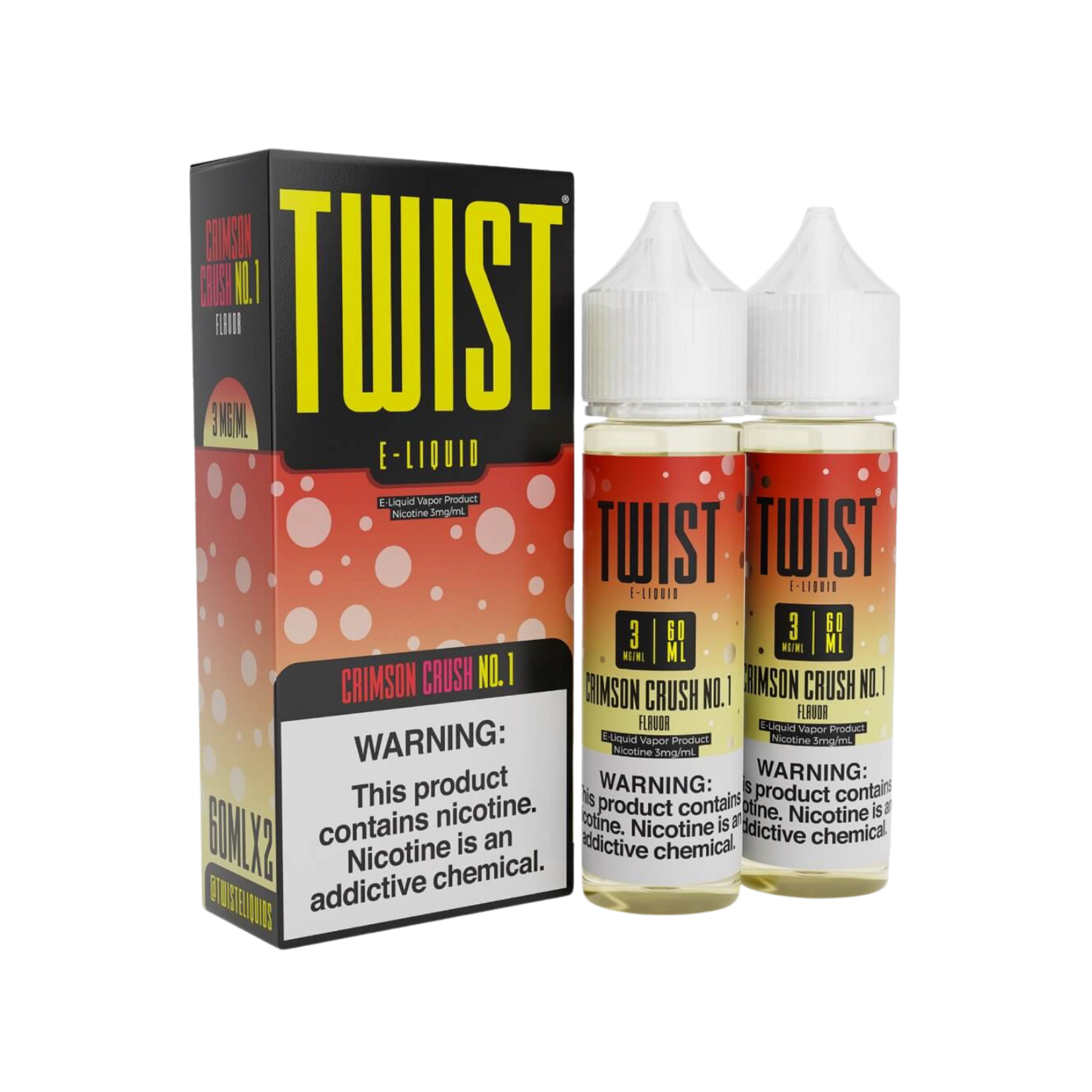 Twist E-Liquid Twist E-Liquid Crimson No. 1 (aka Strawberry Crush Lemonade) 120ml (2x60ml) 3mg