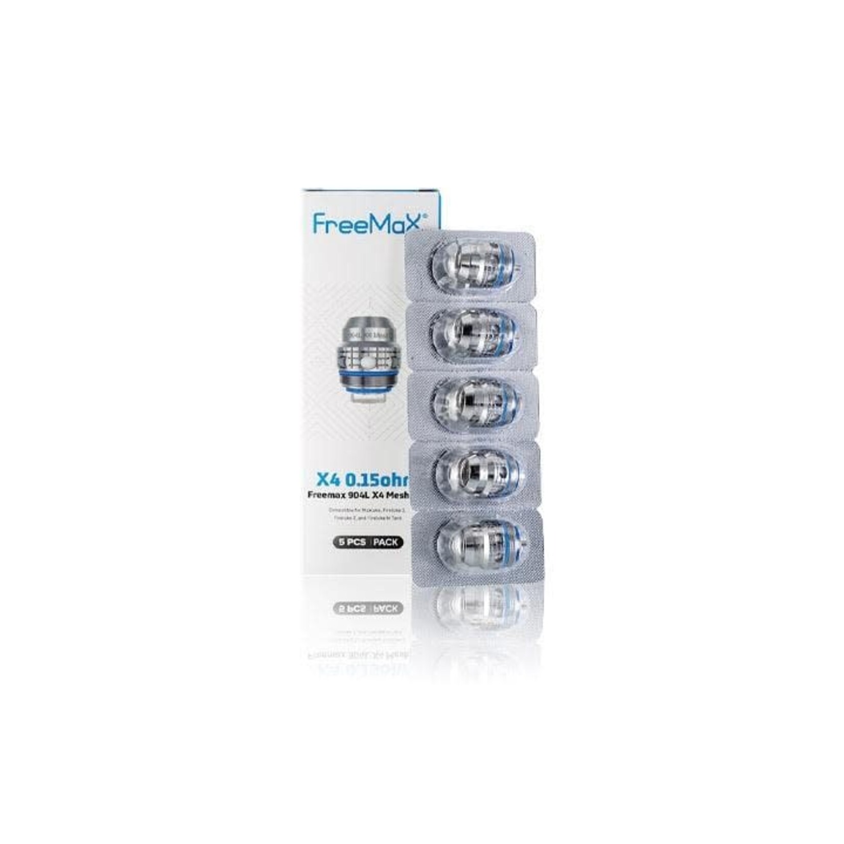 FreeMax Freemax Fireluke 904L Mesh X Series Coils (Box of 5) X1 Single 0.15 Ohm