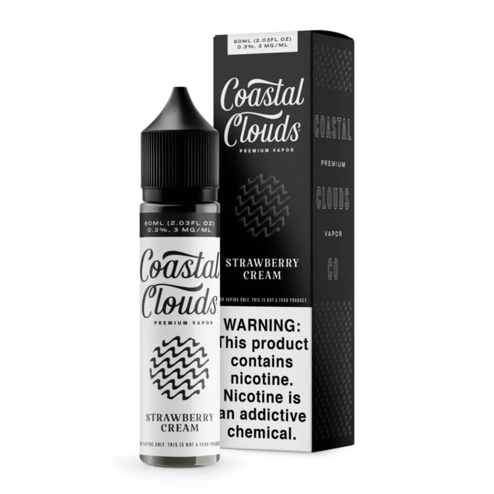 Coastal Clouds Premium Vapor Coastal Clouds 60ml Strawberry Cream