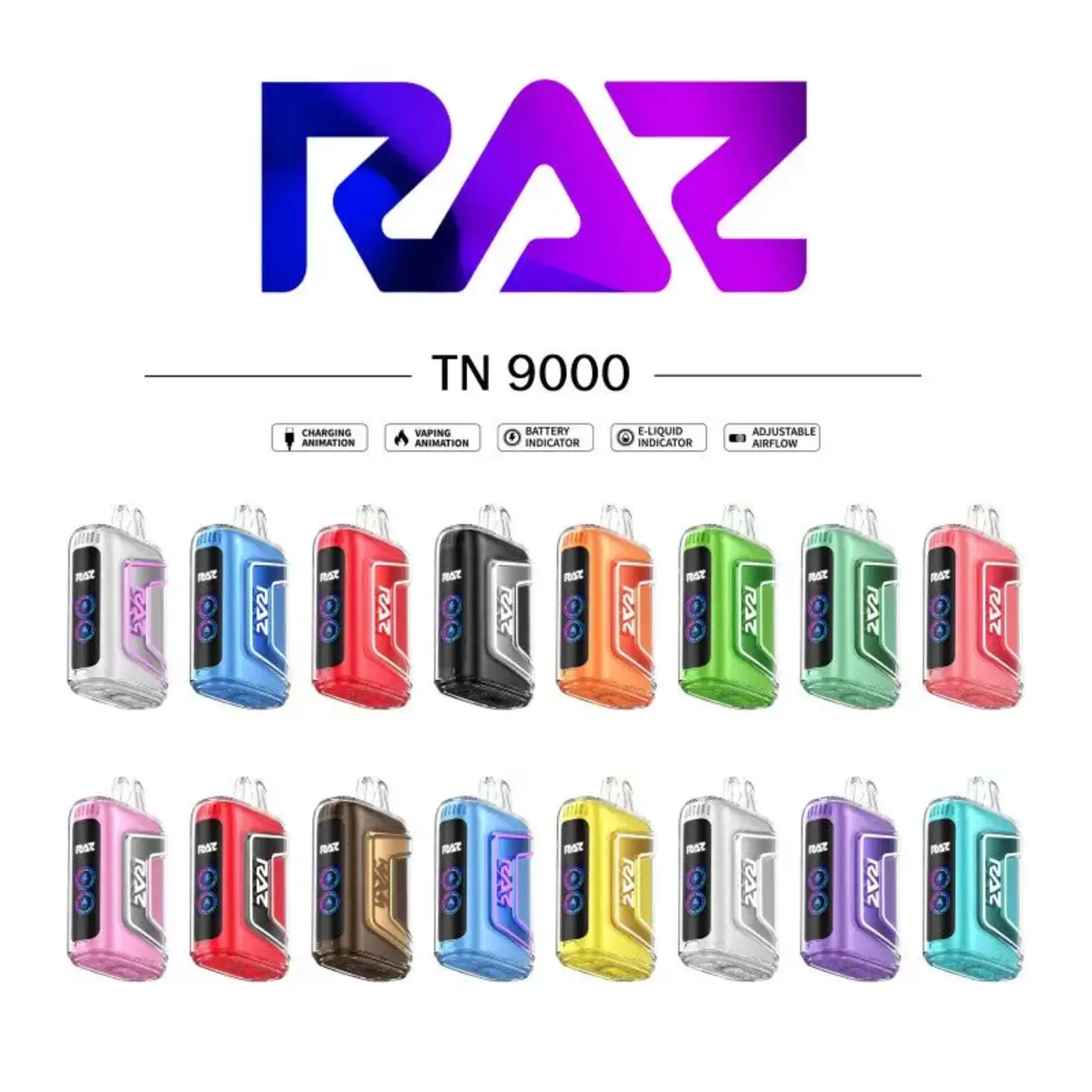 Raz LTX/DC25000 5% Raz TN9000 Disposable 5%