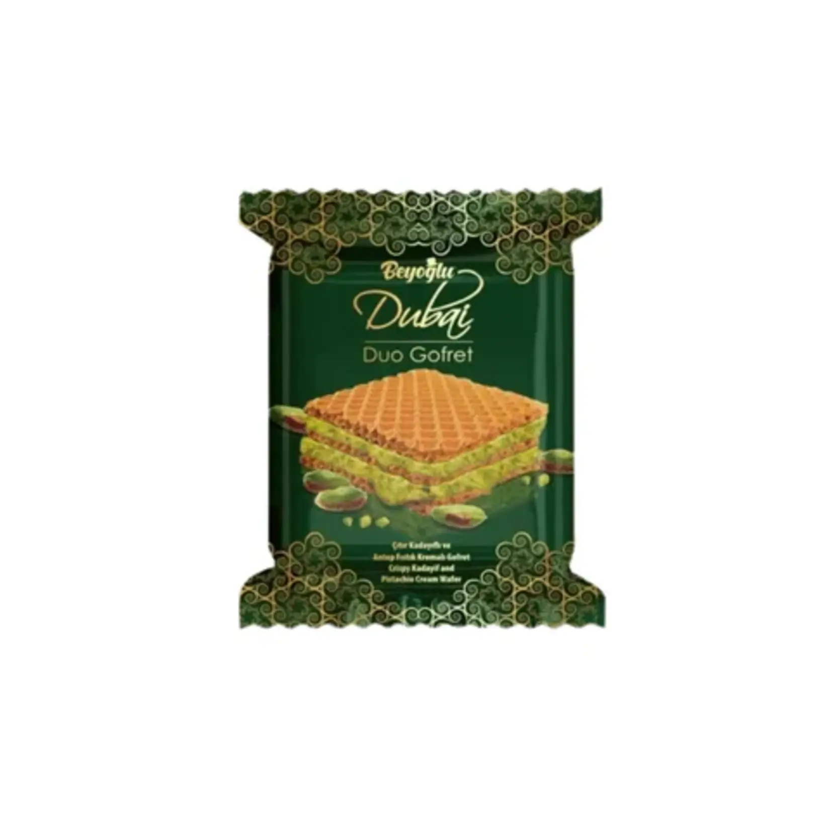 Beyoglu Dubai Chocolate Wafer Bar 36gr