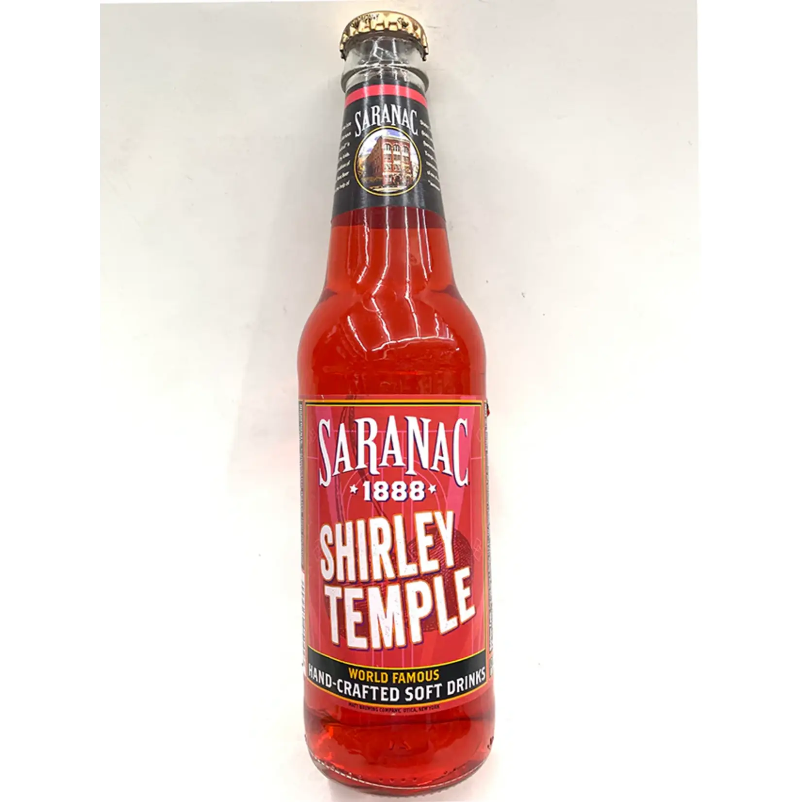 Saranac Shirley Temple 12oz Soda