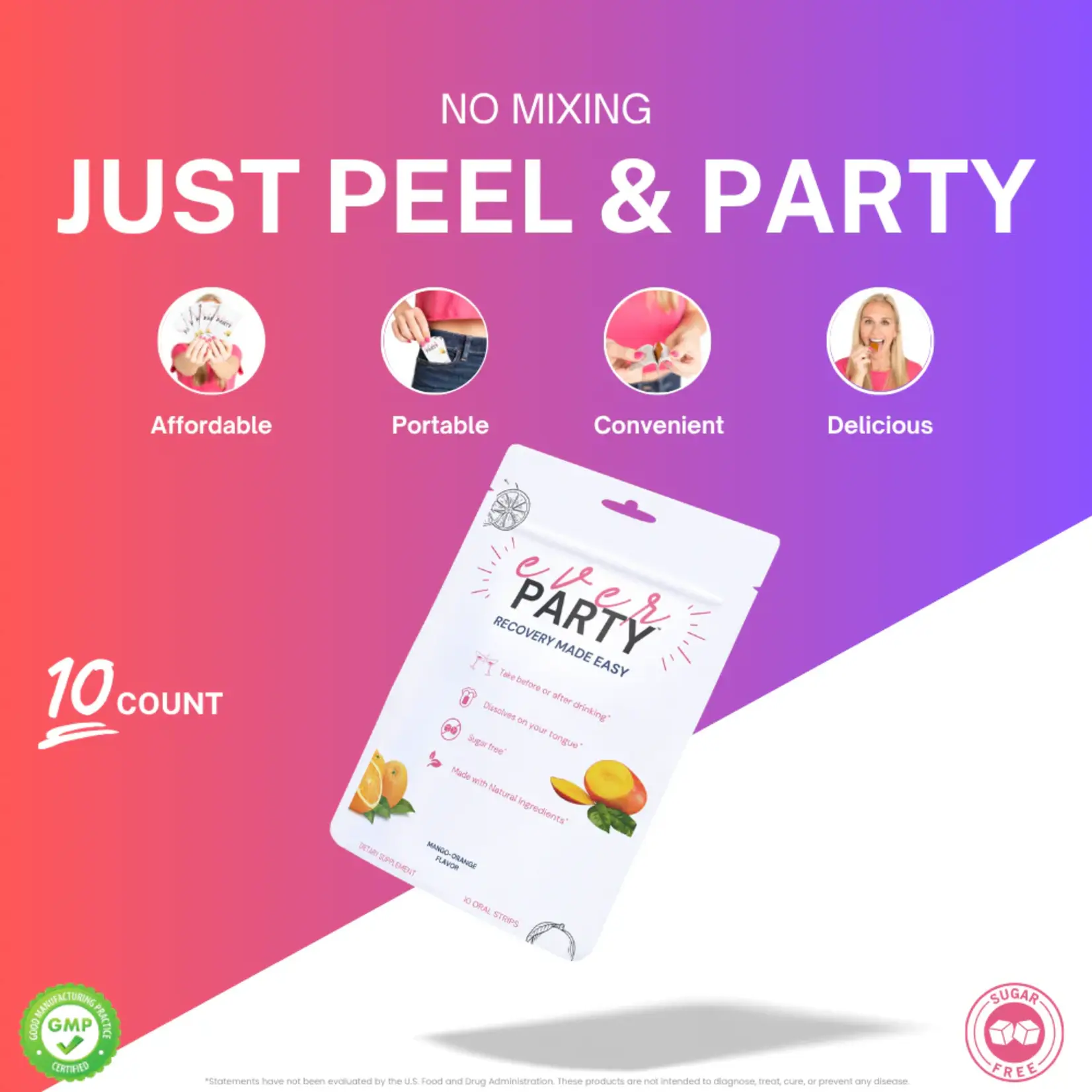 Ever.Party Hangover Strips 10ct