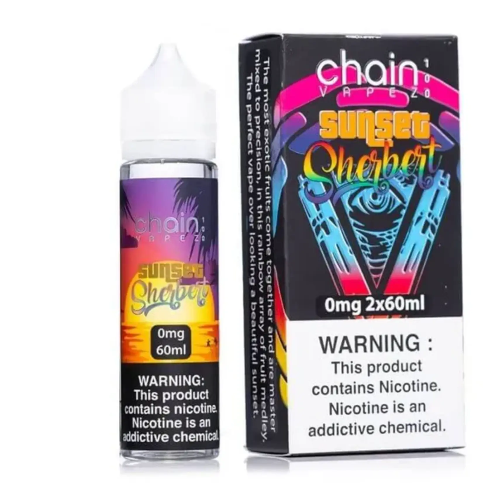 Chain Vapez Chain Vapez 60ml Sunset Sherbert