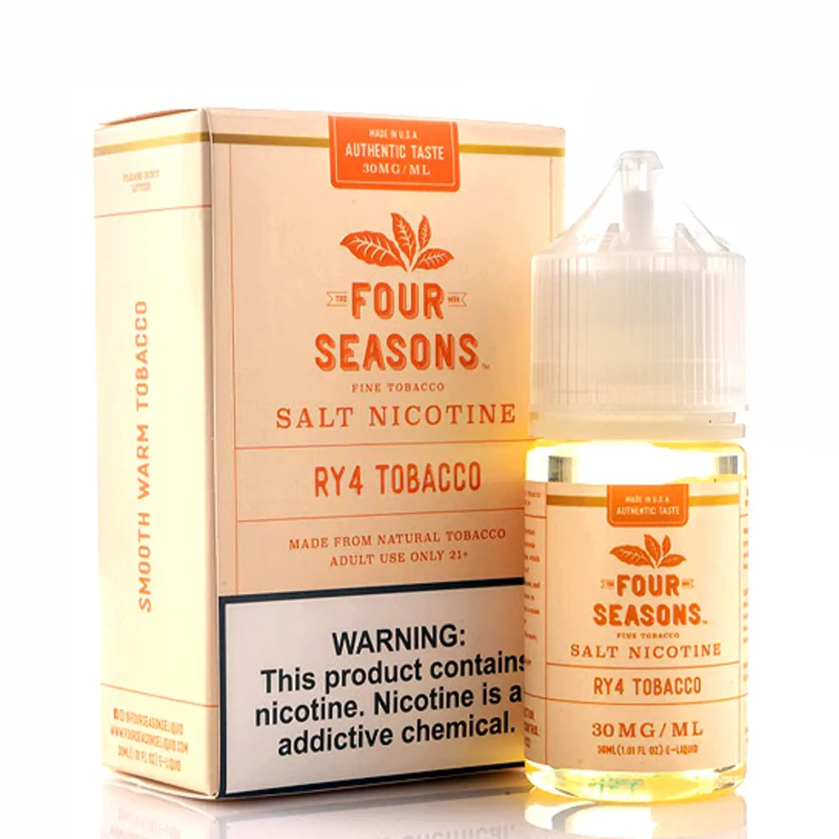 Four Seasons Four Seasons Salt 30ml RY4 Tobacco