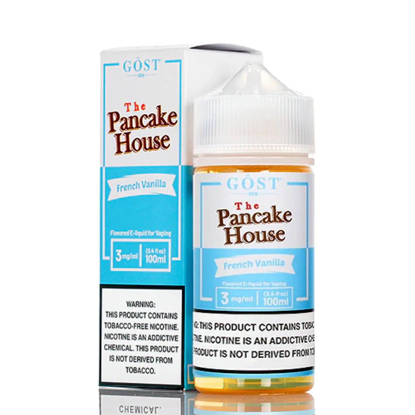 Gost Vapor Pancake House by Gost Vapor 100ml French Vanilla (Fresh Vanilla) 0mg