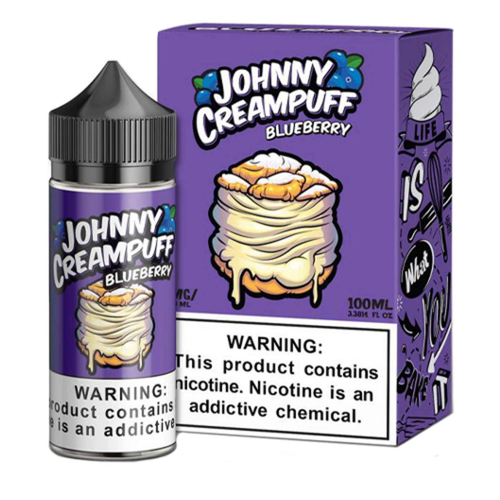 Johnny Creampuff Tinted Brew Johnny Creampuff 100ml Blueberry 0mg