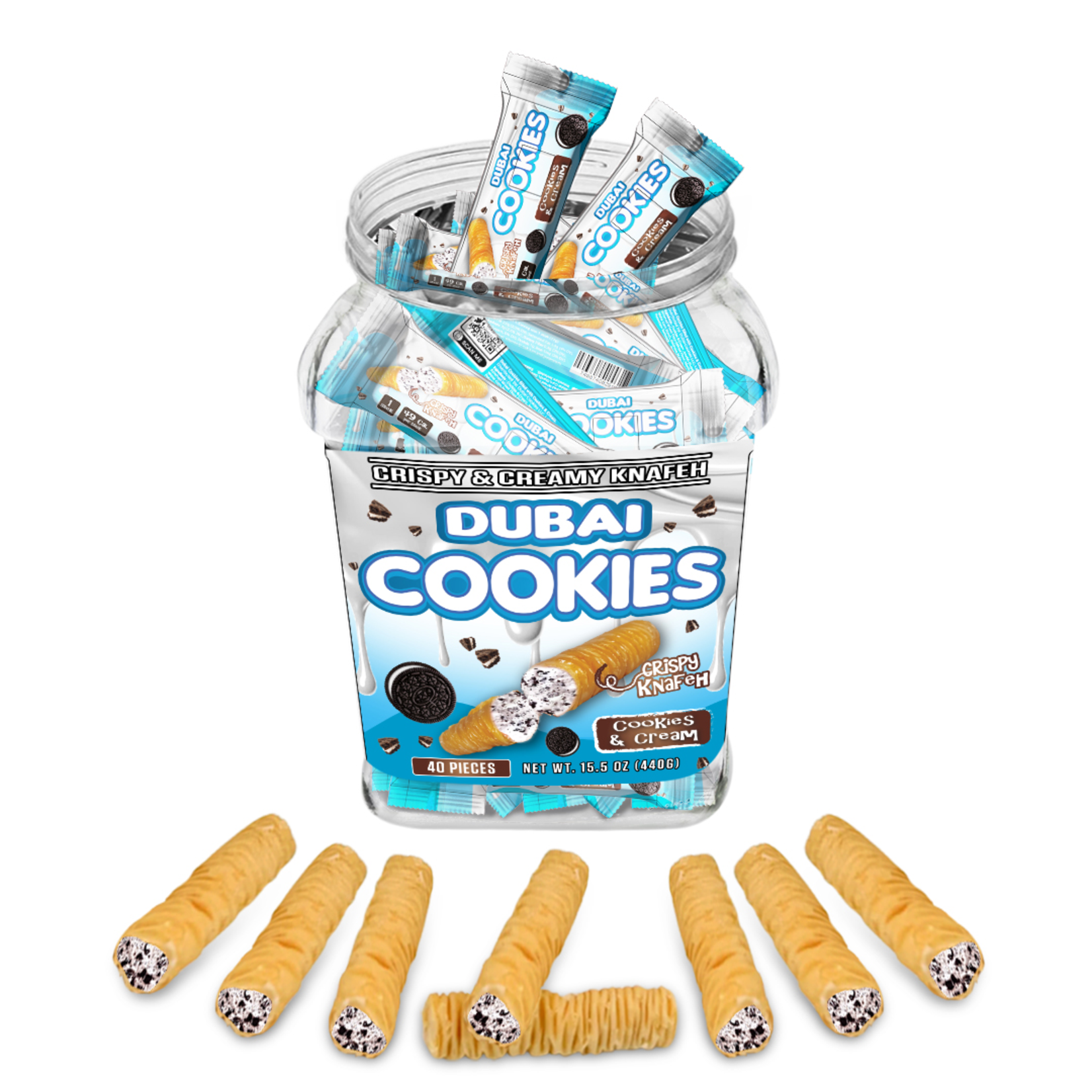 Crispy Blunts Crispy Blunts Dubai Cookies Crispy & Creamy Knafeh  Asst