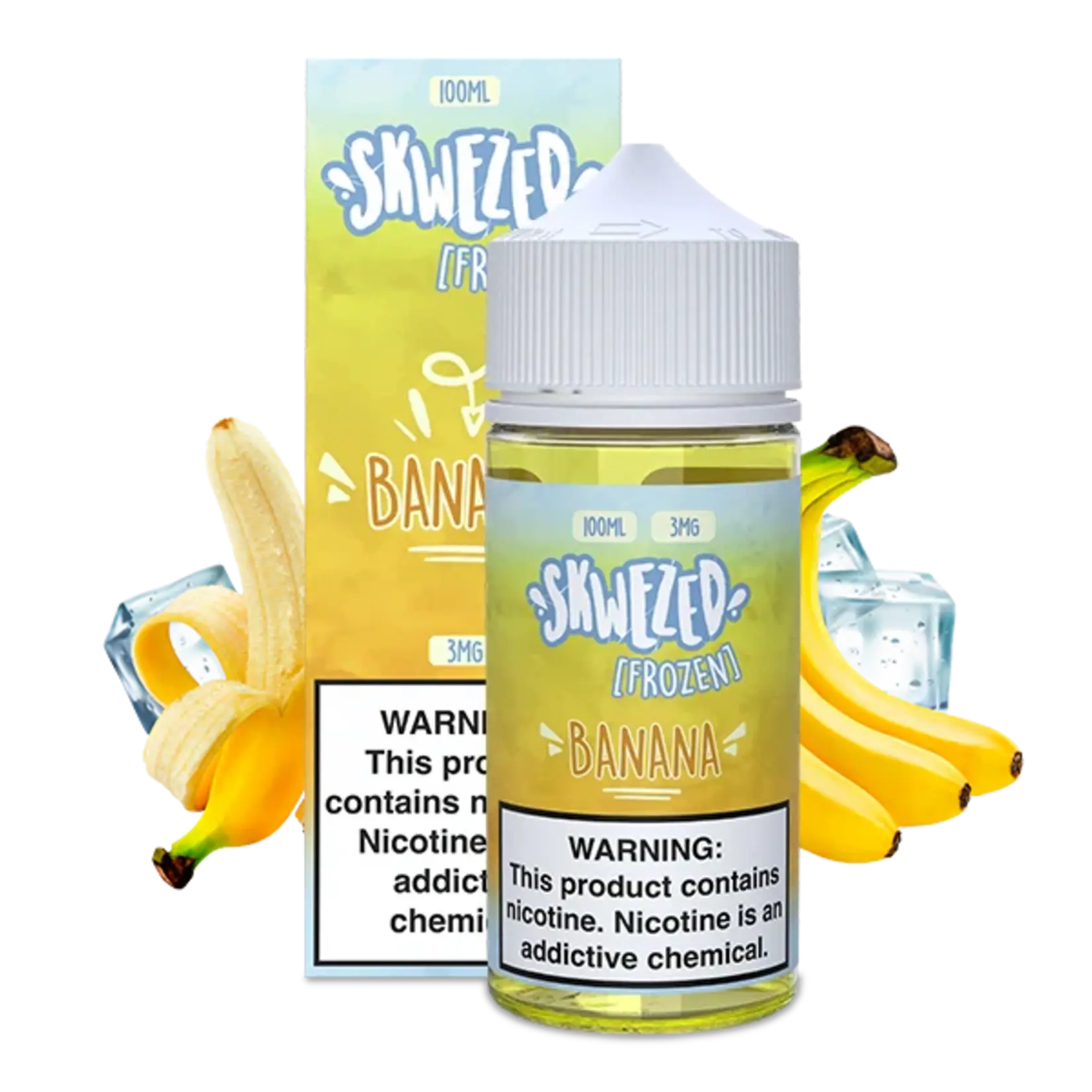 Skwezed Skwezed 100ml Frozen Buhnanza (Banana) 0mg