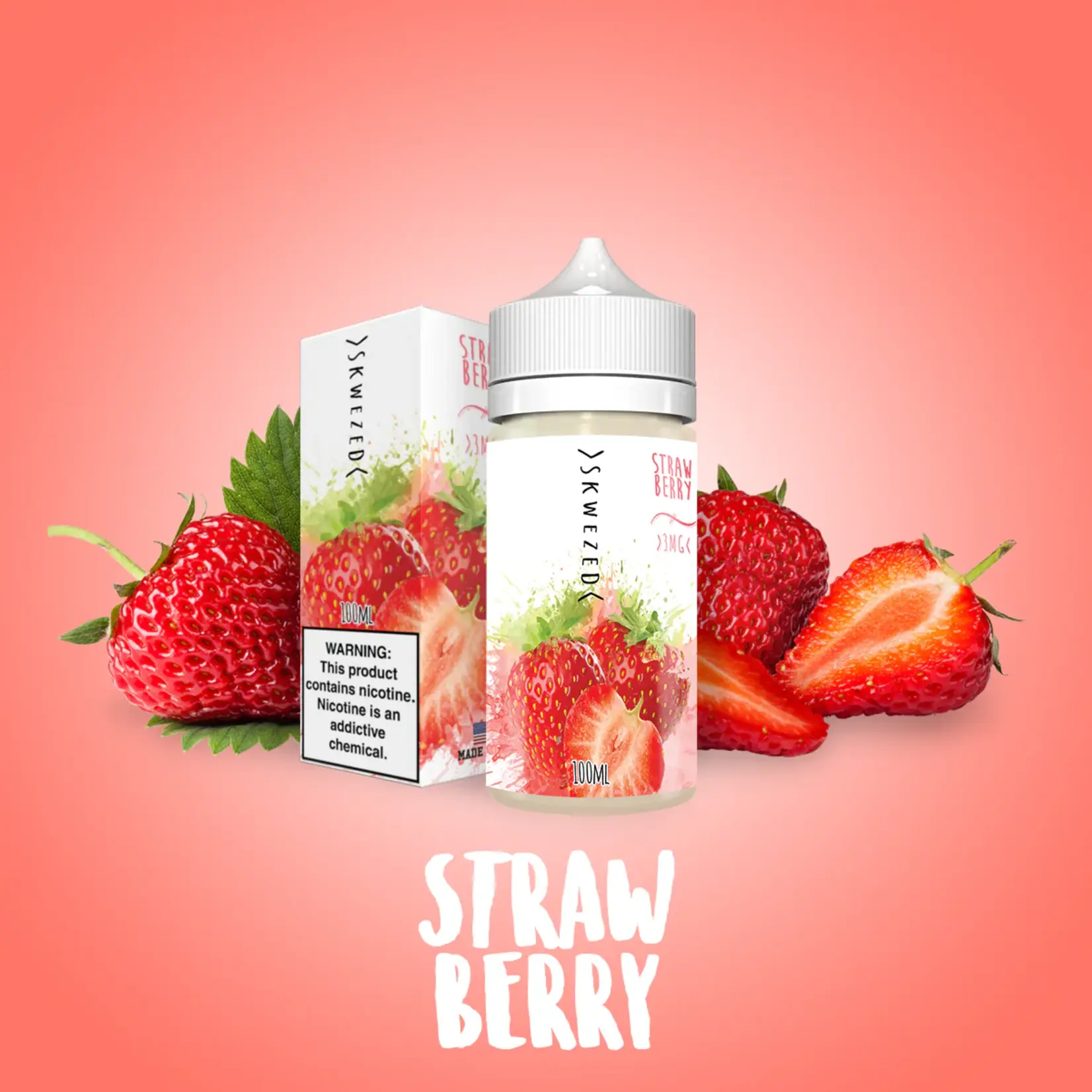 Skwezed Skwezed 100ml Original Starbury (Strawberry) 0mg