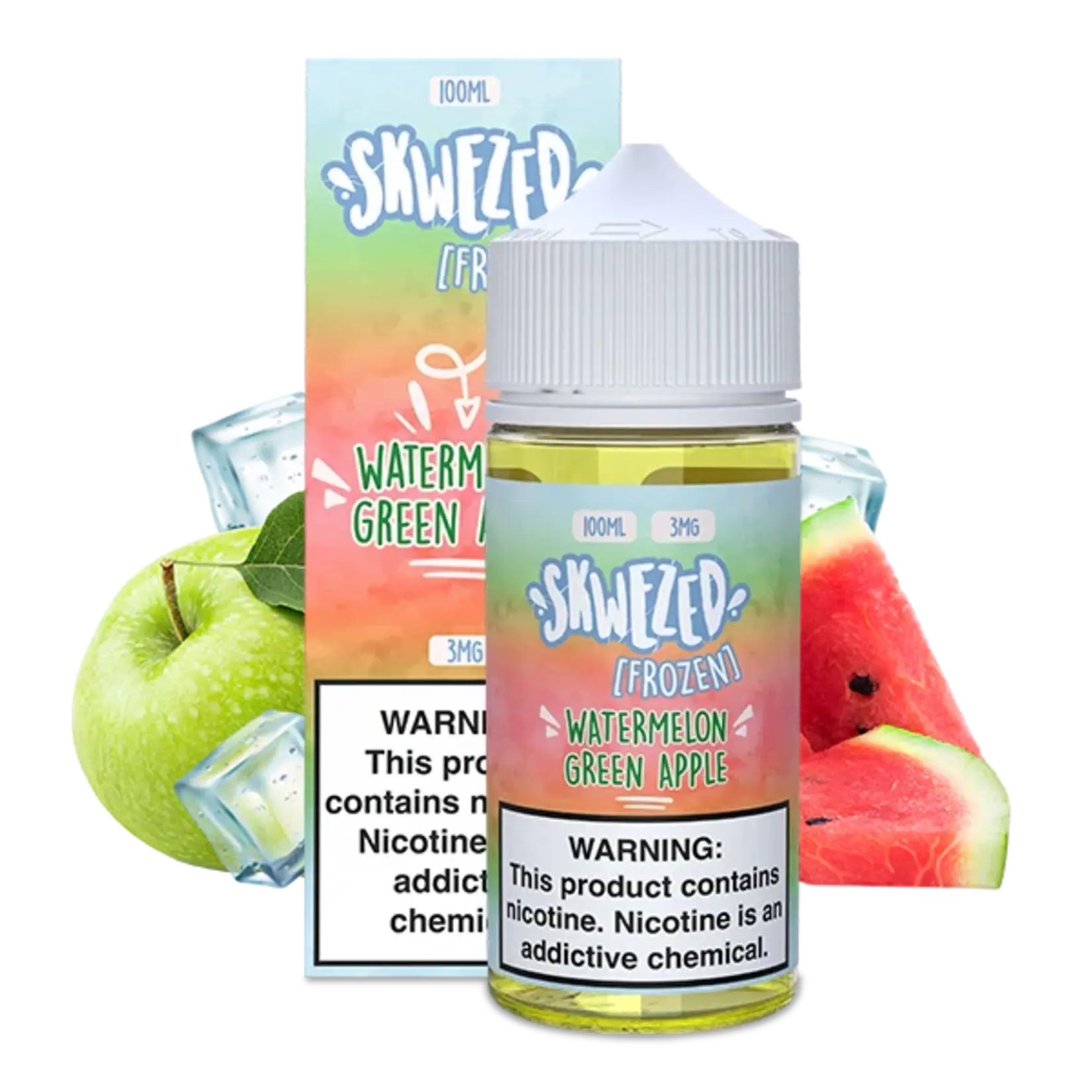 Skwezed Skwezed 100ml Frozen Sweet Summer (Watermelon Strawberry Iced) 6mg