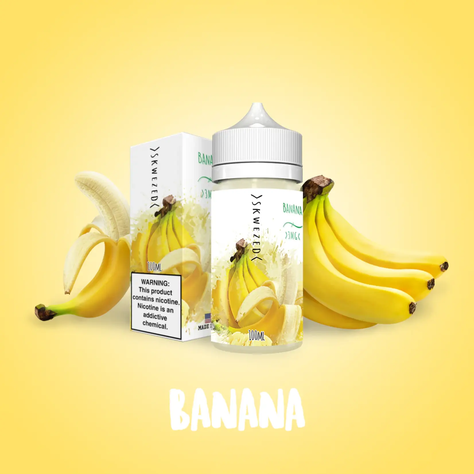 Skwezed Skwezed 100ml Original Buhnanza (Banana) 0mg