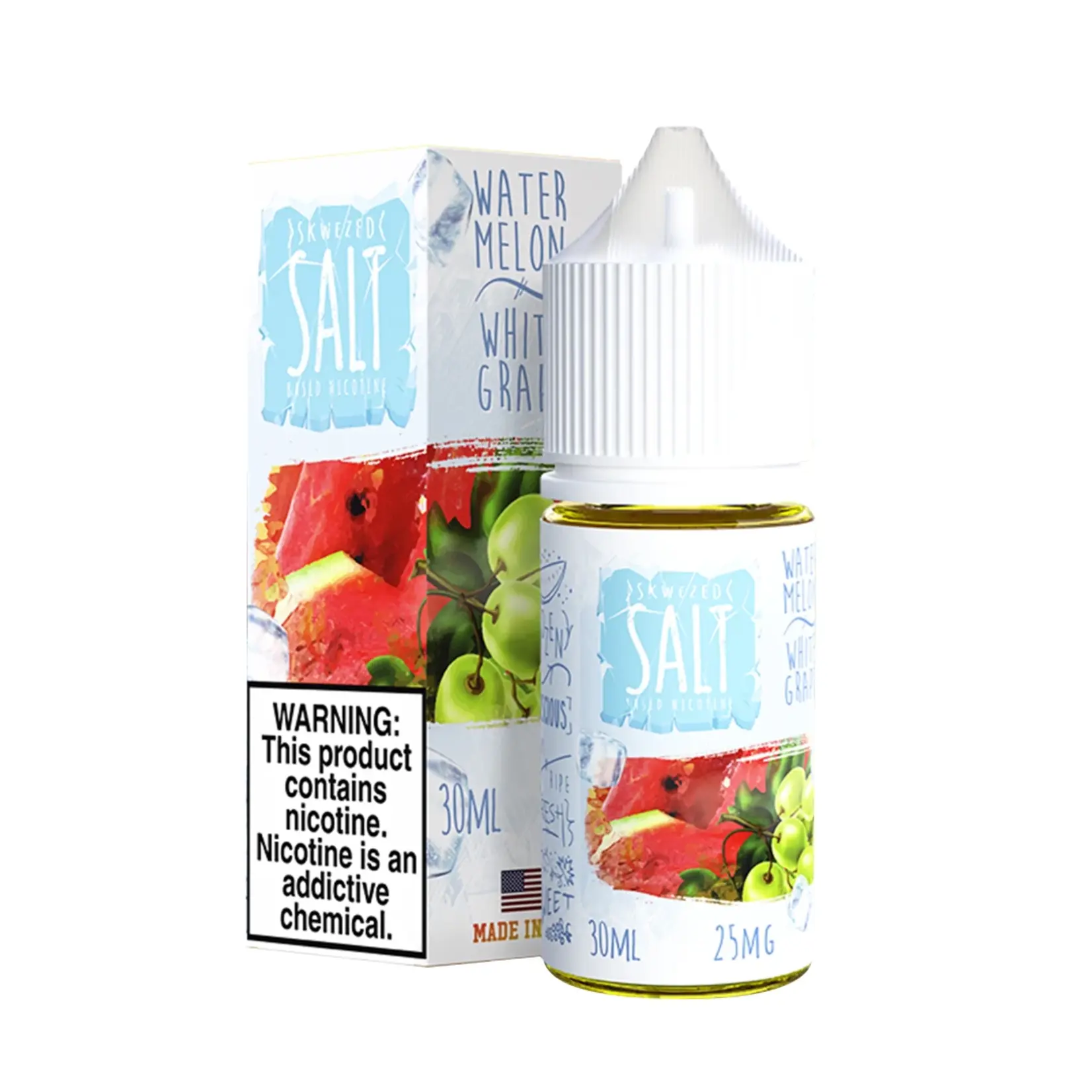 Skwezed Skwezed Salt 30ml Original Sparkling Summer Rush (Watermelon White Grape) 50mg