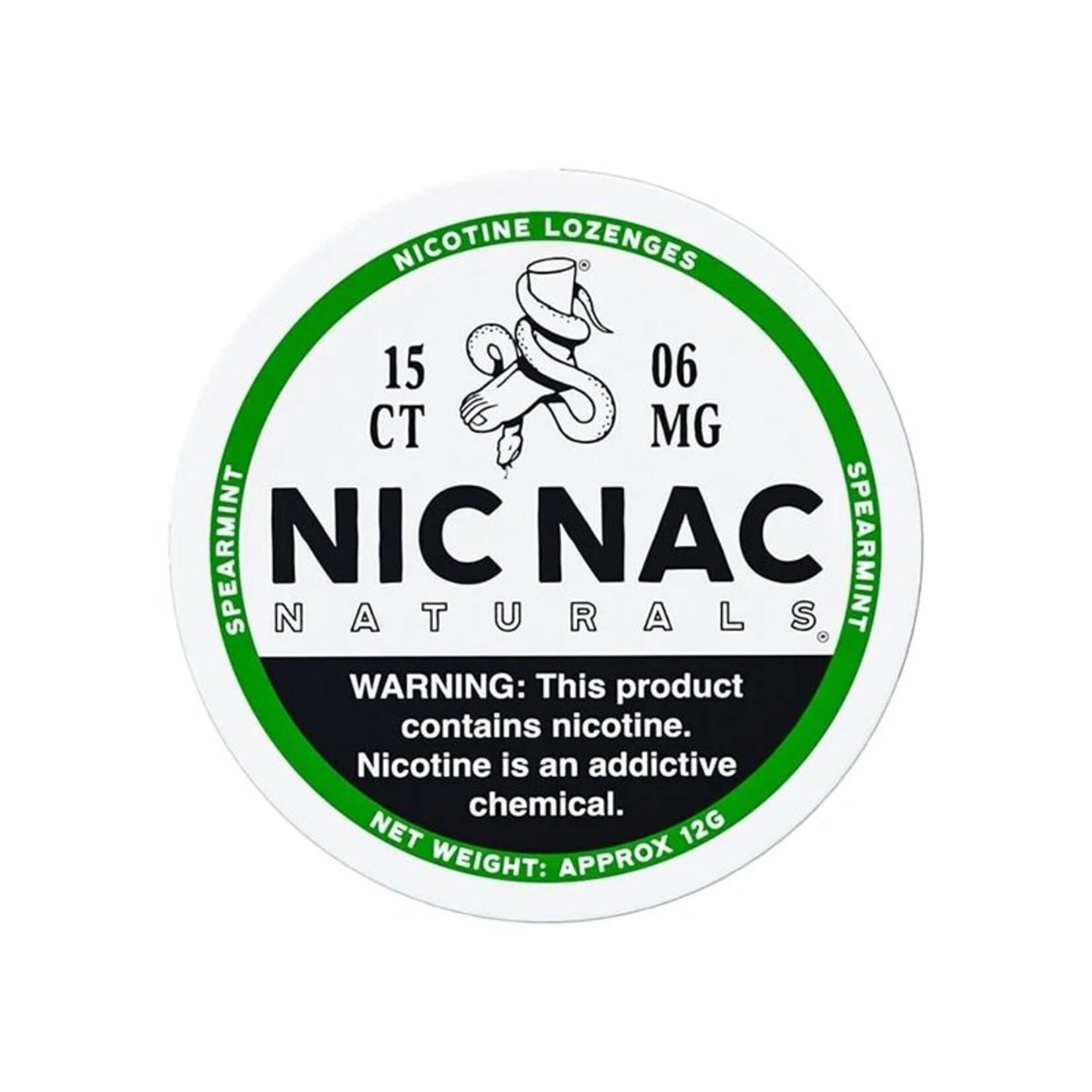 Nicnac Naturals Nicnac Naturals Nicotine Lozenges 2.2oz (15 Pieces)