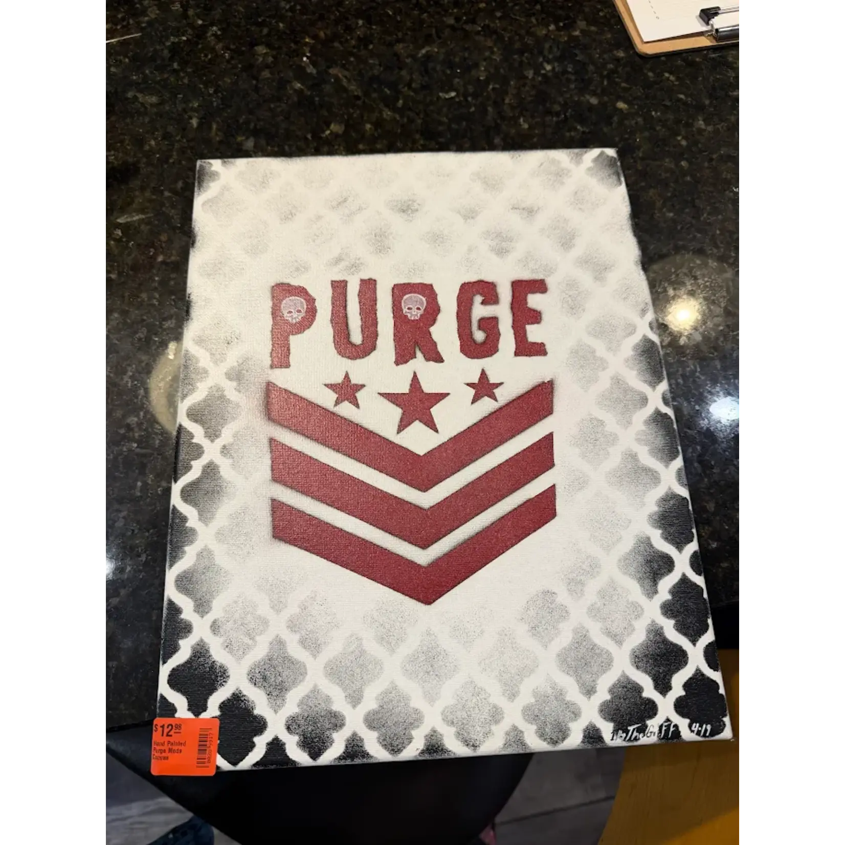 Hand Painted Purge Mods Canvas