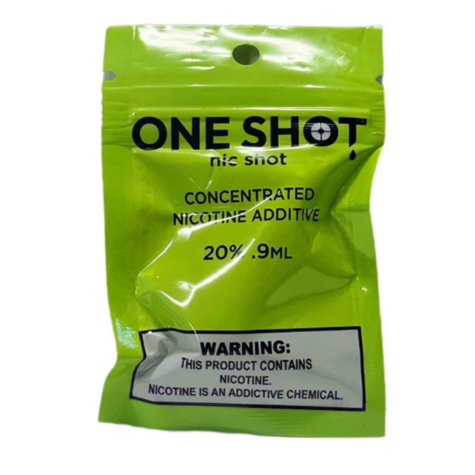 One Shot One Shot Nic Shot Freebase Additive  0.9ml 20%
