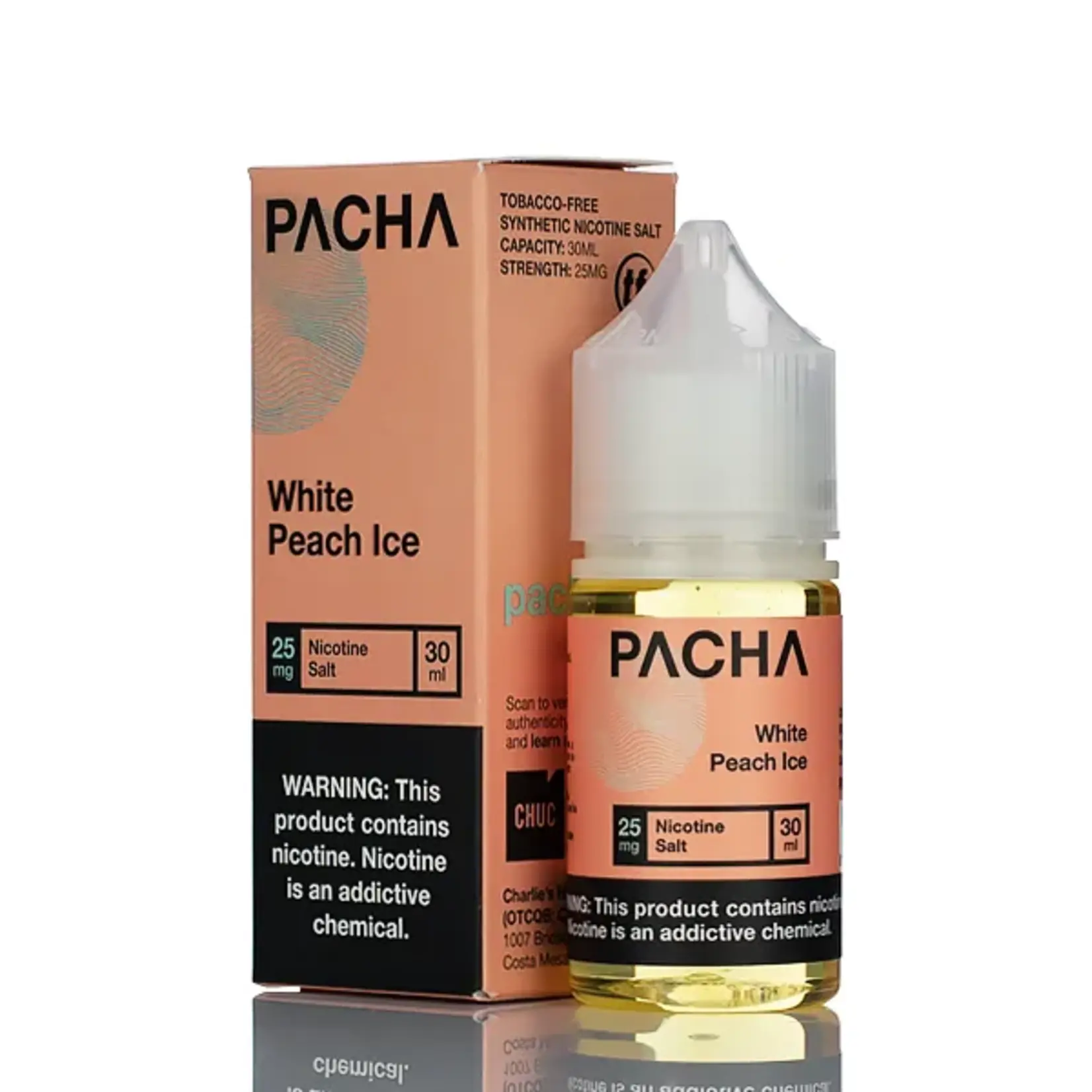 Pachamama Pachamama Salt 30ml White Peach Ice 50mg