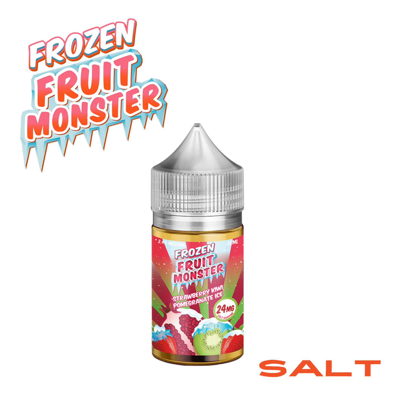 Monster Vape Labs Frozen Fruit Monster Salt 30ml Strawberry Kiwi Pomegranate Ice