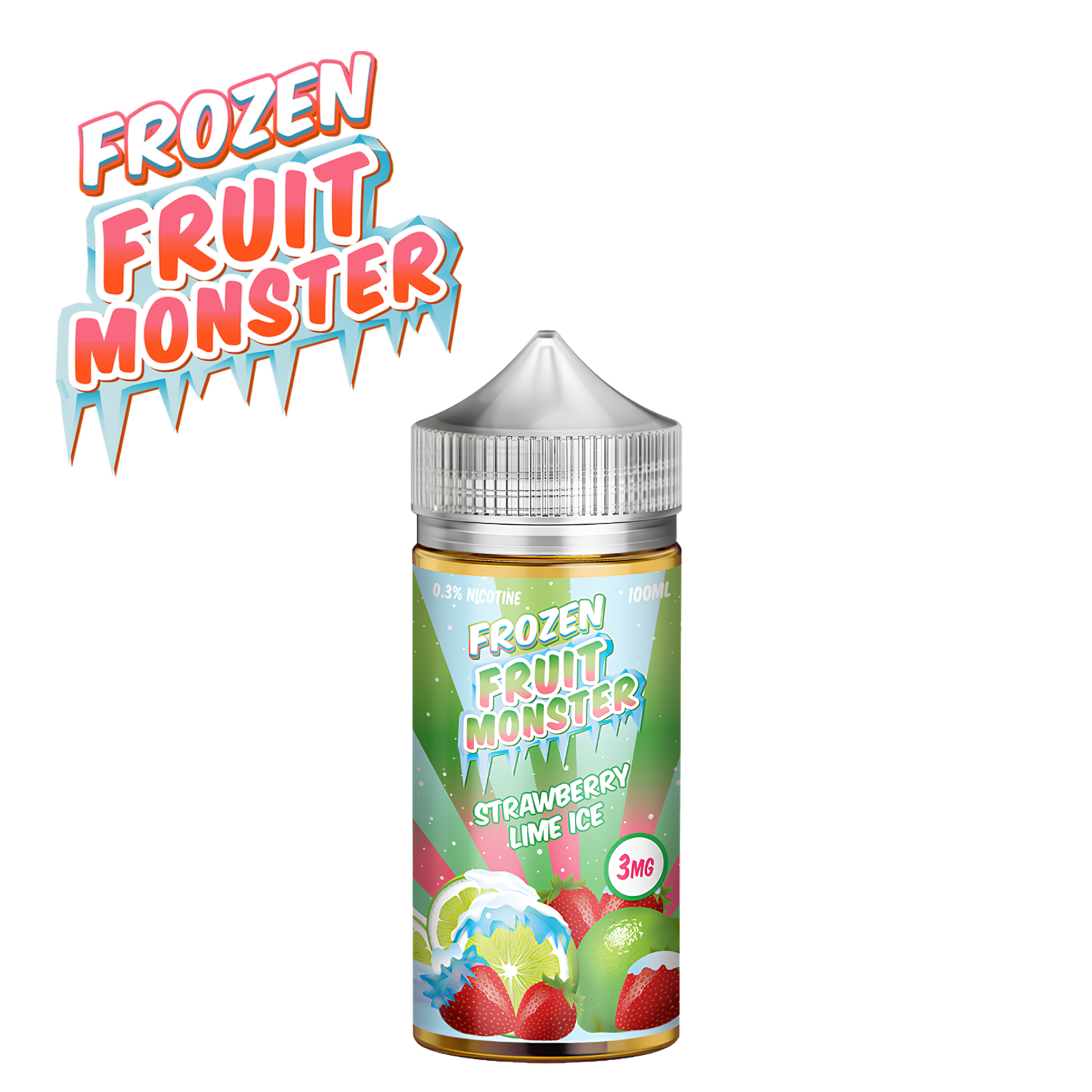 Monster Vape Labs Frozen Fruit Monster 100ml Strawberry Lime Ice 0mg