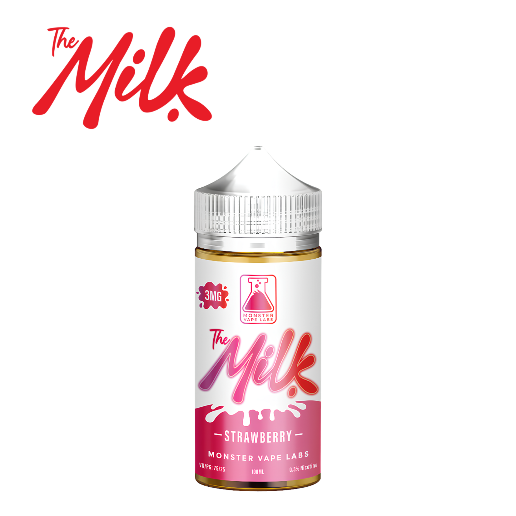 Monster Vape Labs Monster Labs The Milk 100ml Strawberry