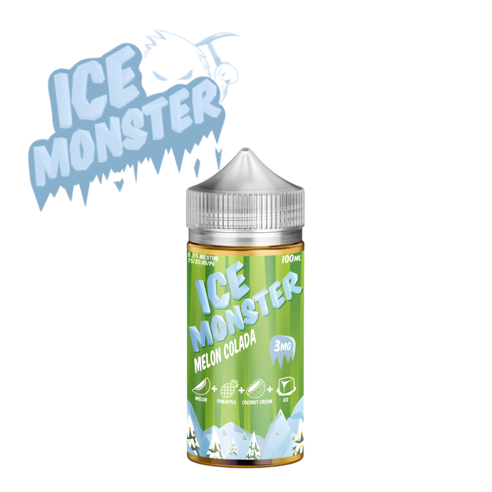 Monster Vape Labs Ice Monster 100ml Melon Colada 6mg