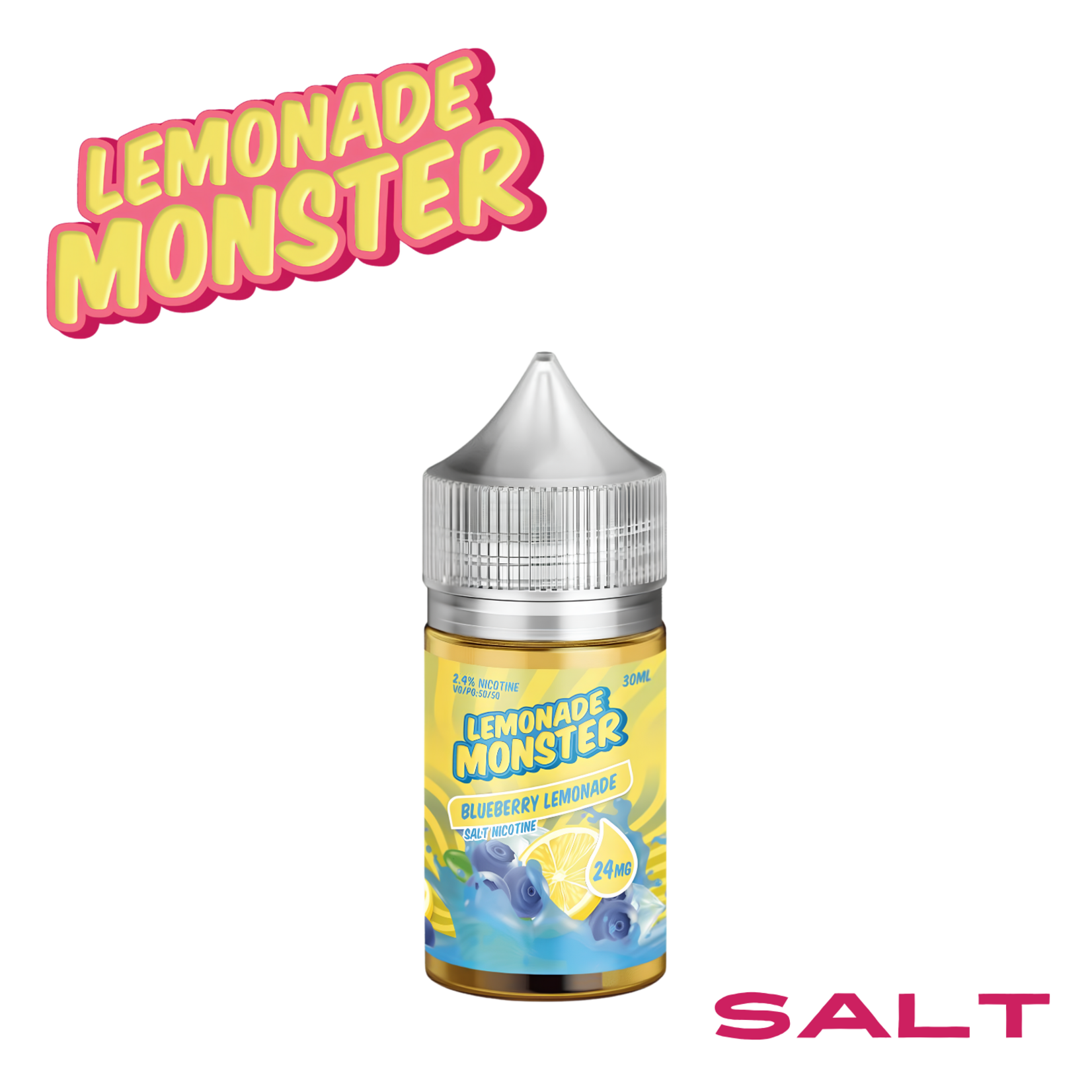 Monster Vape Labs Lemonade Monster Salt 30ml Blueberry Lemonade 48mg