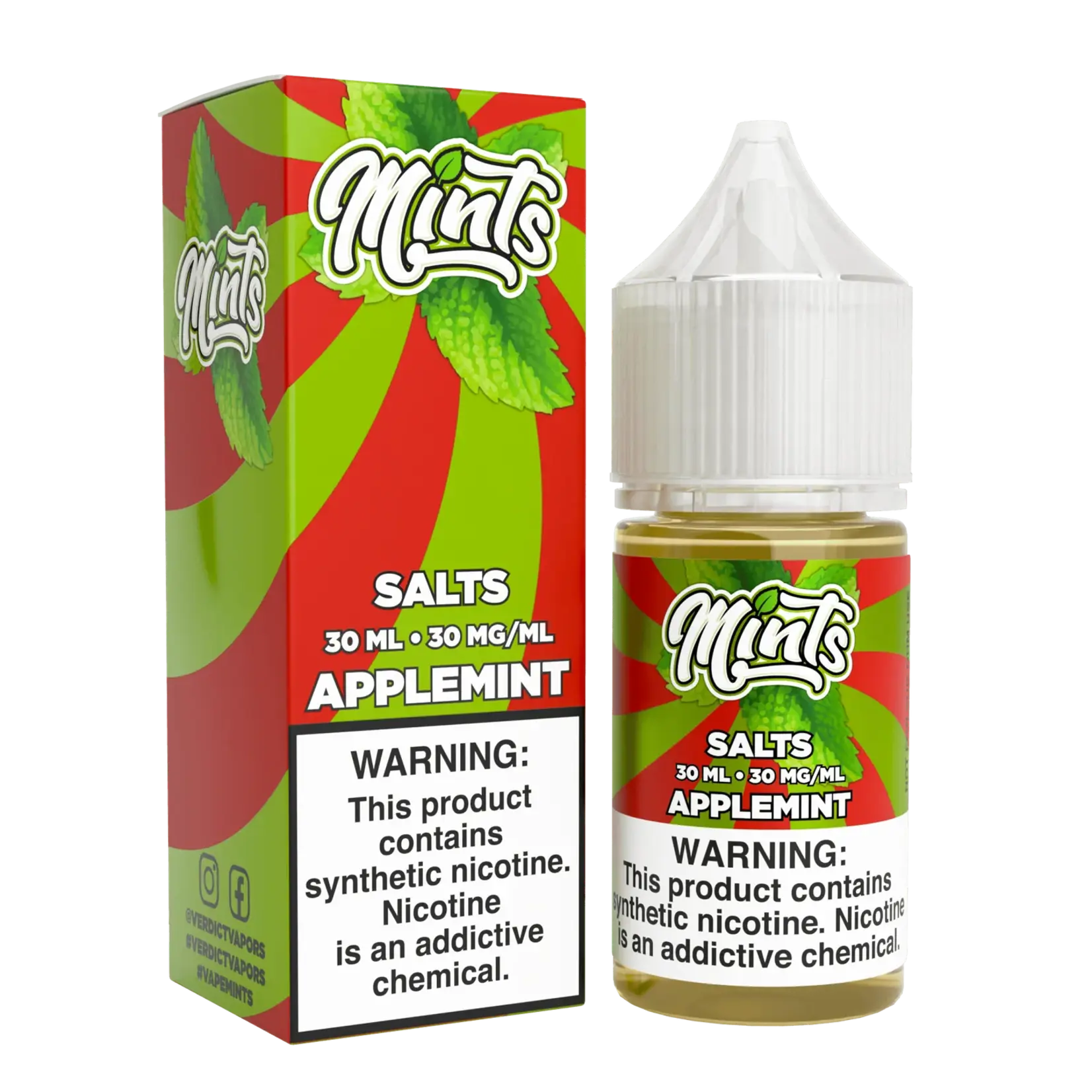 Verdict Vapors Mints Salt by Verdict Vapors 30ml Applemint 30mg