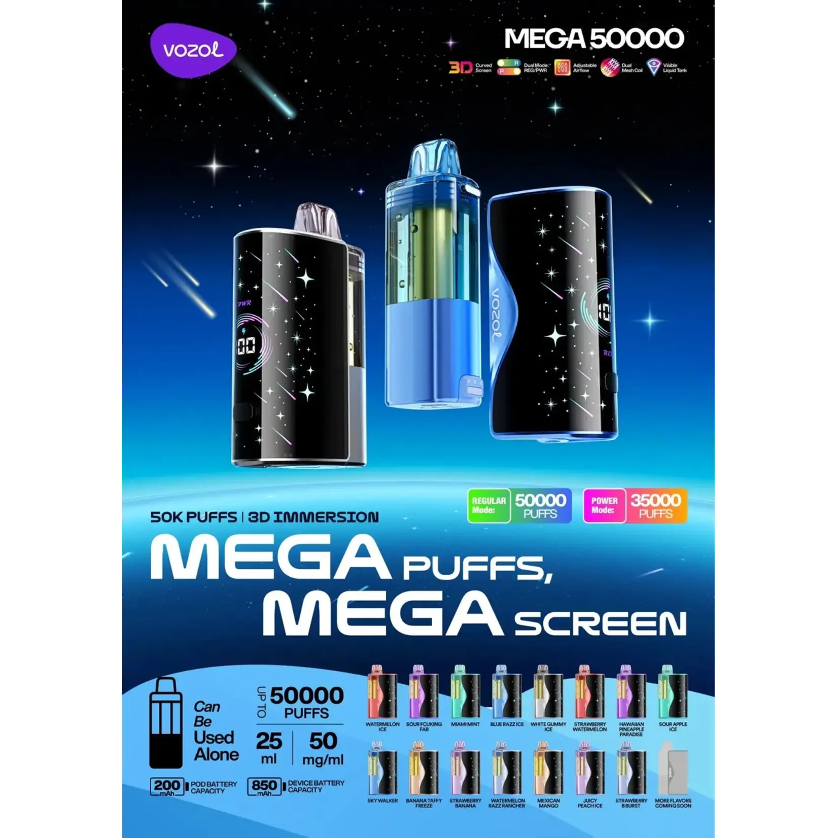Vozol Mega 50K Kit Vozol Mega 50k Kit