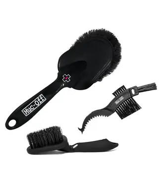 Muc-Off Tools: Muc-Off, 3 Piece brush set