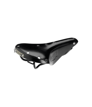 Brooks Saddle: Brooks B17 Standard Black - Black Steel