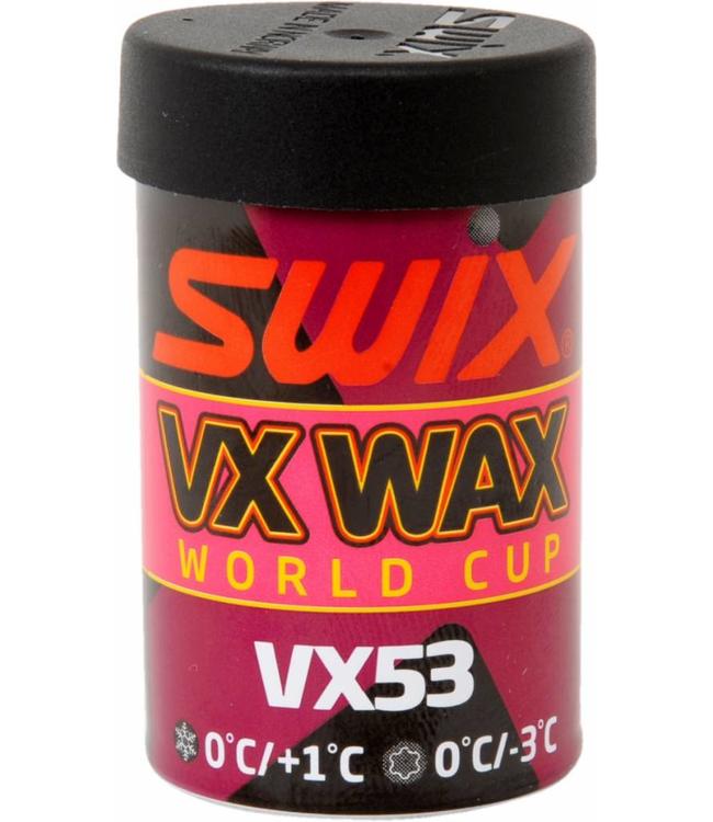Swix VX53 High Fluor Kick/Grip Wax 0C/-3C |45G|