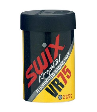 Swix VR75  Fluorinated Kick/Grip Wax +2C/+5C |45g|