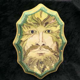 OMEN Greenman Wall Plaque - Small