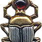 OMEN Scarab Amulet for Courage & Protection