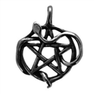 OMEN Wicca The Sacred Way Snake Pentacle