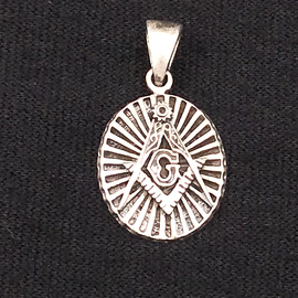 OMEN Sterling Silver Masonic Pendant
