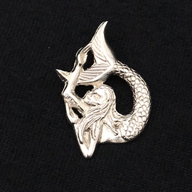 OMEN Mythical Mermaid Pendant in Sterling Silver