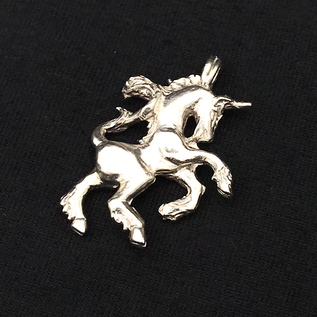 OMEN Mythical Unicorn Pendant in Sterling Silver