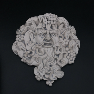 OMEN Bacchus Dionysus Wine God Plaque 8 3/4" x 9 1/2"