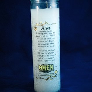 OMEN Aries 7-Day Zodiac Candle