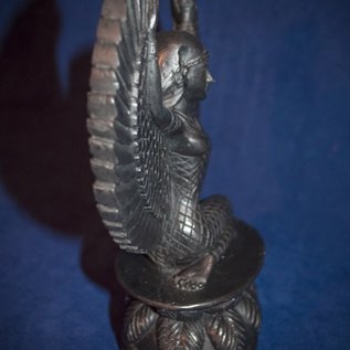 OMEN Black Isis Winged Statue