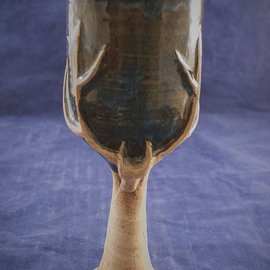 OMEN Chalice in Blue with Horned Stag