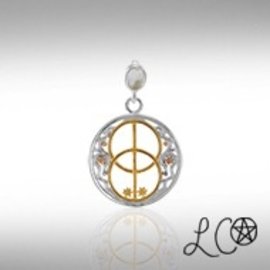 OMEN Laurie Cabot’s Healing Pendant with White Quartz