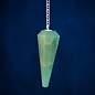 OMEN Green Aventurine 12 Faceted Pendulum